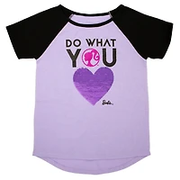 Barbie T-shirt à manches courtes pour fille