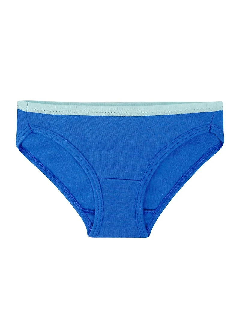 Fruit of the Loom Girls 100% Ringspun Cotton Bikinis, 9-Pack