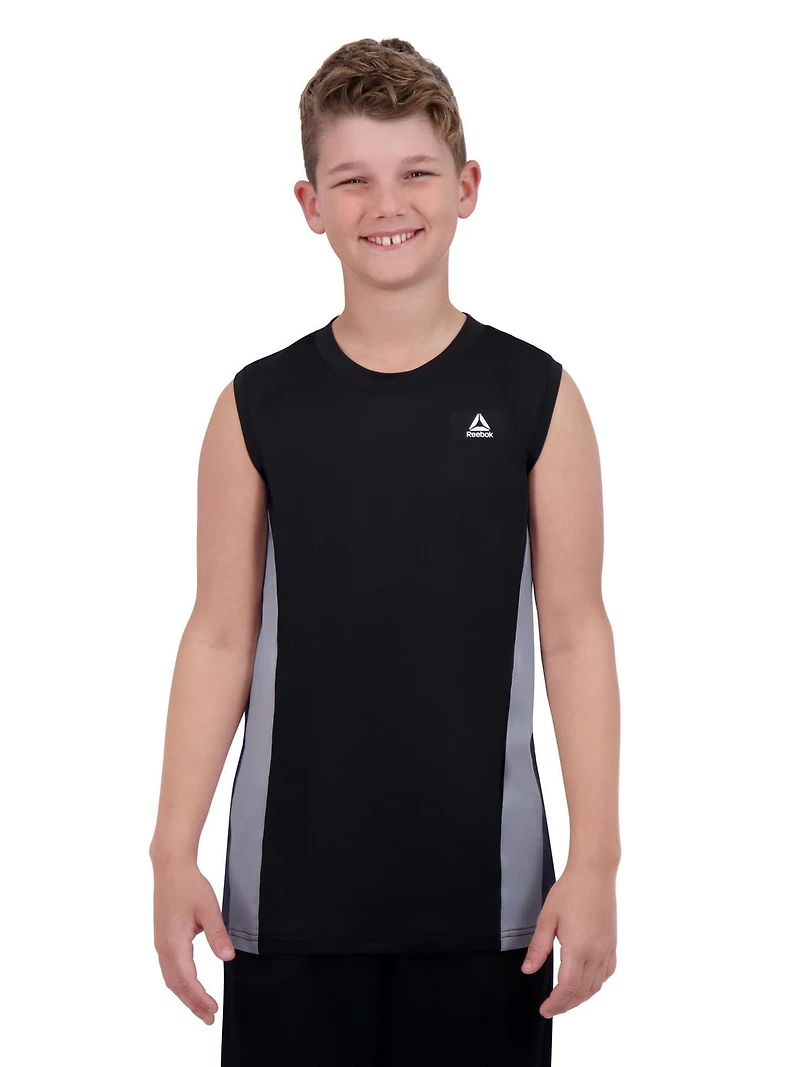 Reebok Boys Energy Colorblock Muscle Tank Top