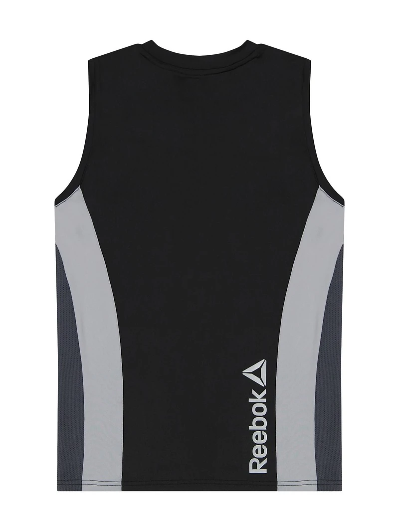 Reebok Boys Energy Colorblock Muscle Tank Top
