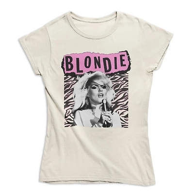 Blondie Tee shirt femme. Ce t-shirt à manches courtes ajusté et col rond pour femme peut facilement être porté avec votre jean ou votre bas préféré et