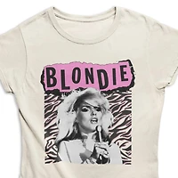 Blondie Ladie's tee shirt. This short sleeve fitted crew neck tee shirt for women can easily be worn with your favorite jeans or bottom and
