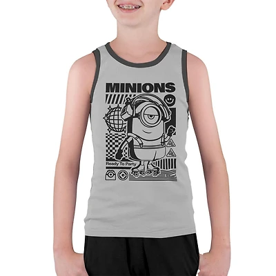 Minions Printed tank top for boys