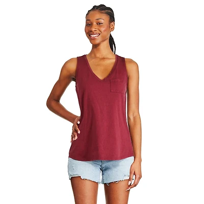George Women's Pocket Tank, Sizes XS-XXL