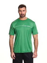 John Deere Men’s Interlock Yoked Short Sleeve Tee
