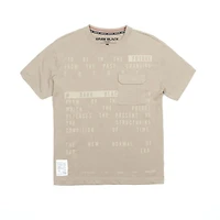 Dark Black Men's Short-Sleeve Graphic  T-Shirt