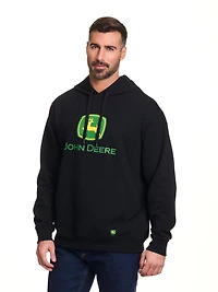 John Deere Men’s Core Logo Pullover Fleece Hoodie