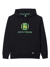 John Deere Men’s Core Logo Pullover Fleece Hoodie