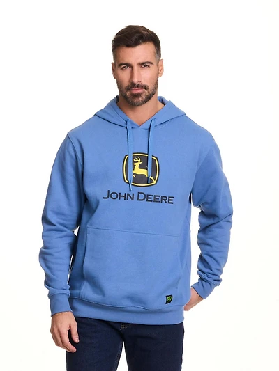 Sweat à capuche en polaire avec logo Core John Deere pour hommes molleton