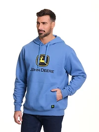 Sweat à capuche en polaire avec logo Core John Deere pour hommes molleton