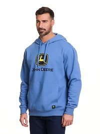 Sweat à capuche en polaire avec logo Core John Deere pour hommes molleton