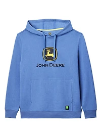Sweat à capuche en polaire avec logo Core John Deere pour hommes molleton