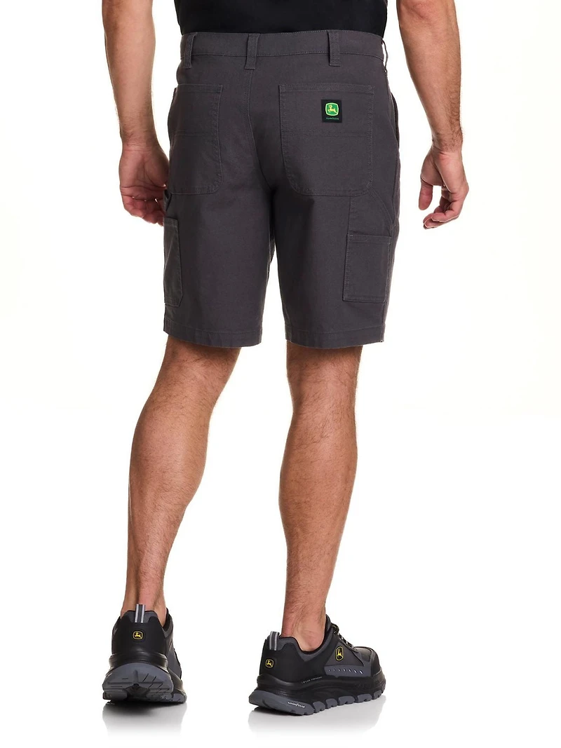 Short de charpentier extensible en canard John Deere pour hommes