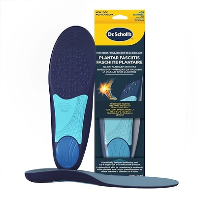 Dr.Scholl’s Plantar Fasciitis Pain Relief Orthotics, Men's Size 8-13, 1 pair