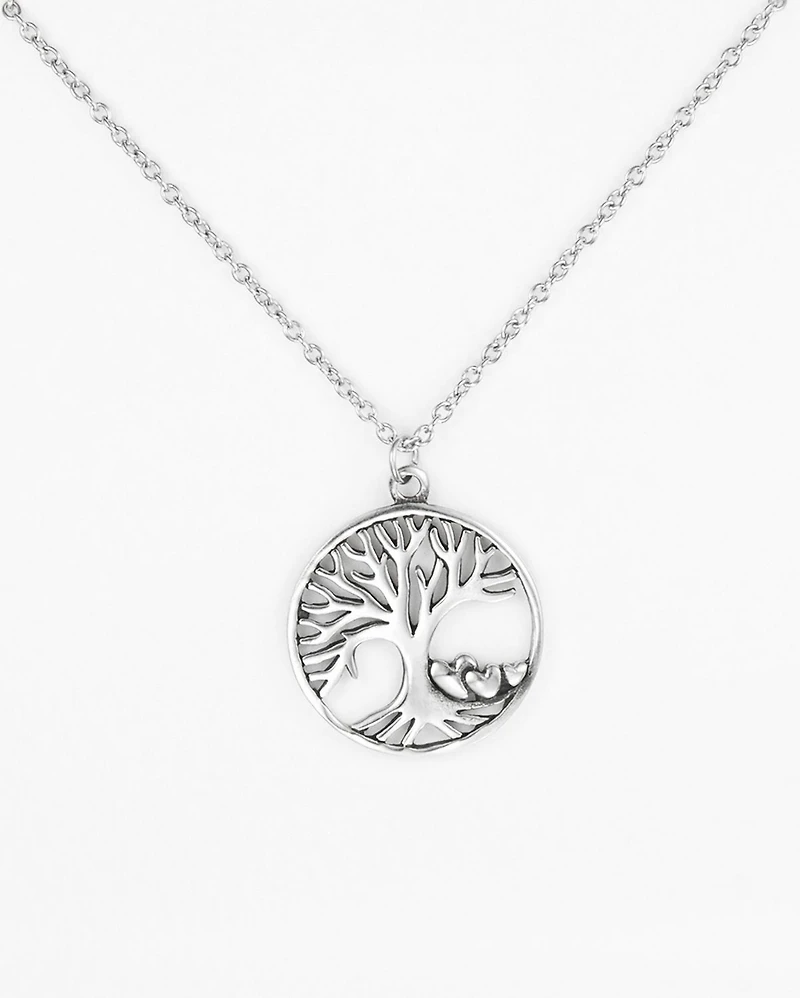 Save the Moment Necklace "Family Tree, Where life begins and love never ends"