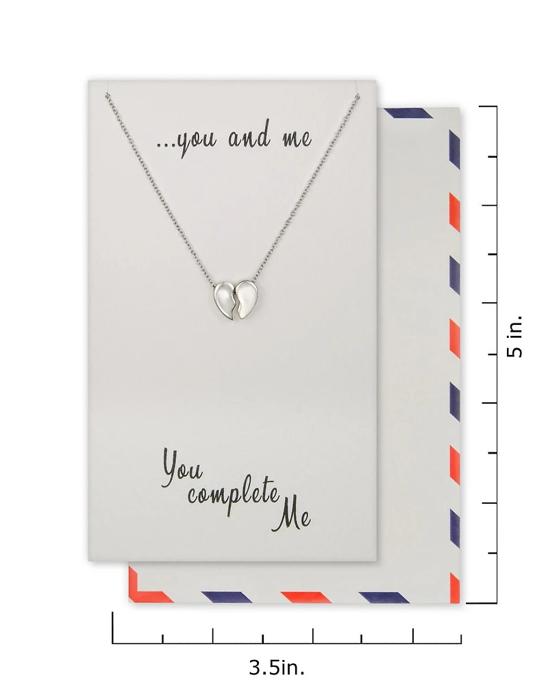 Save the Moment Women's Necklace "you And Me" You Complete Me