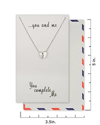 Save the Moment Women's Necklace "you And Me" You Complete Me