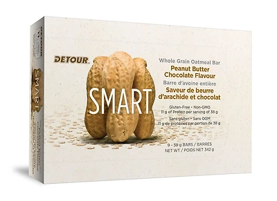 Detour Smart Peanut Butter Chocolate Protein Bars