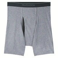 Fruit of the Loom Men's CoolZone Black & Grey Boxer Briefs, 4-Pack