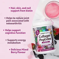 Purely Inspired Collagen Protein Powder- Beauty Edition Berry Flavour, Hair, Skin Nail Support, 10g Collagen, Biotin, Dairy Free, Gluten Free, No Sugar Added, Non GMO