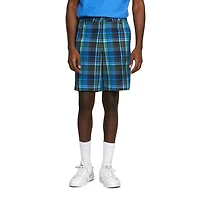 Short extensible en polyester imprimé tartan pour hommes Mexx