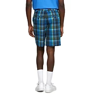 Short extensible en polyester imprimé tartan pour hommes Mexx