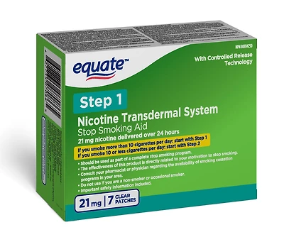Timbre transdermique de nicotine, 21 mg Auxiliaire antitabagique