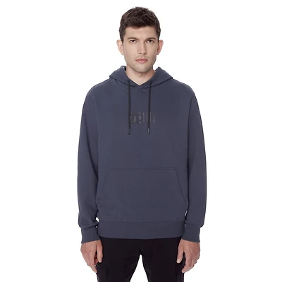 Chandail manches longues à capuchon Dark Black pour hommes