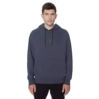 Chandail manches longues à capuchon Dark Black pour hommes