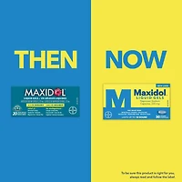 Maxidol Liquid Gels, Fast Relief of Pain such as Menstrual Cramps, Headaches, Backaches, Migraine Pain and Muscle Pain, 220mg Naproxen Sodium