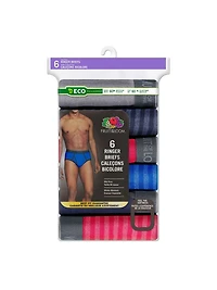 Fruit of the Loom Men's Fashion Briefs, 6-Pack, Sizes: S - XL