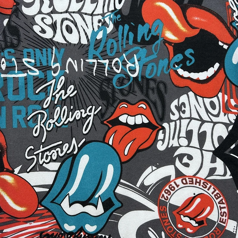 Rolling Stones Men's hoodie. This mans popover hoodie with long sleeves is the perfect top to wear with your favorite bottoms and