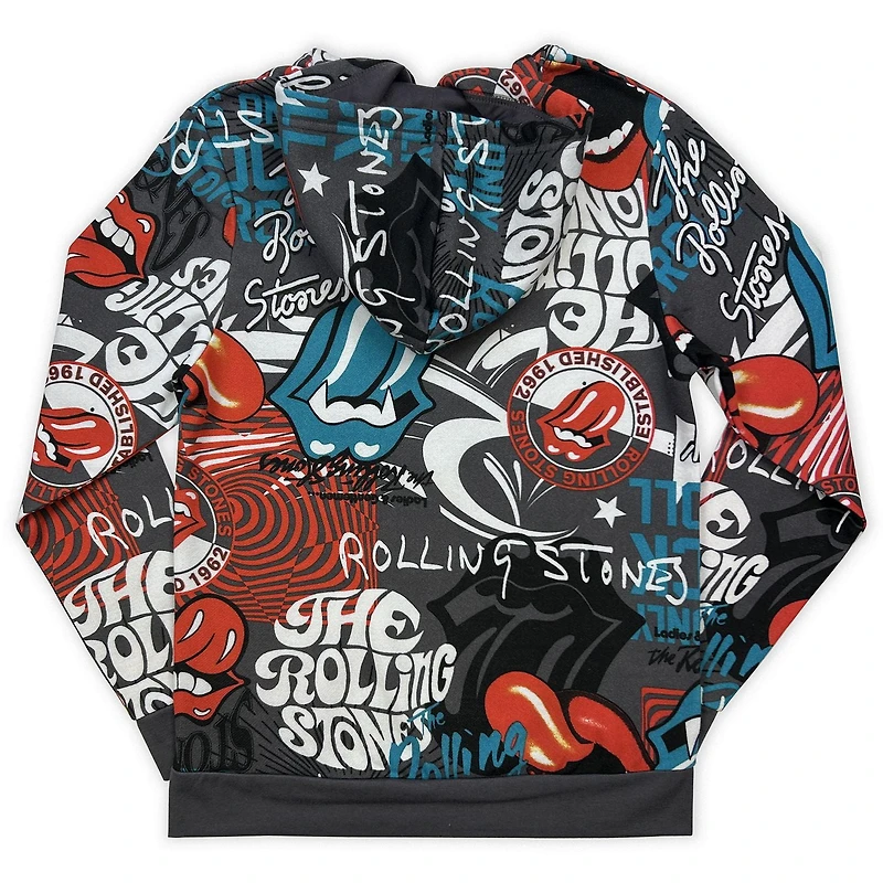 Rolling Stones Men's hoodie. This mans popover hoodie with long sleeves is the perfect top to wear with your favorite bottoms and