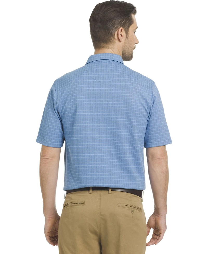 Arrow S/S Jacquard Mini Check Polo
