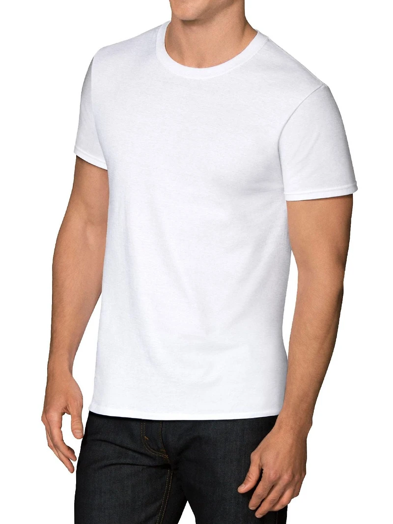 Fruit of the Loom Men's Coolzone Crew-neck shirt, White, 4-pack, Sizes S - XL