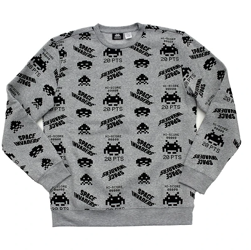 Sweat homme Space Invaders Tailles: P-TG