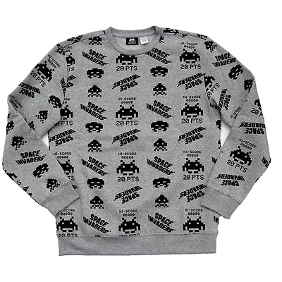 Sweat homme Space Invaders Tailles: P-TG