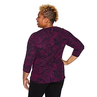 Haut à encolure bateau Penmans Plus pour femmes