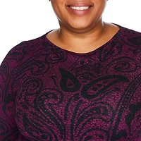 Penmans Plus Women's Boat Neckline Top