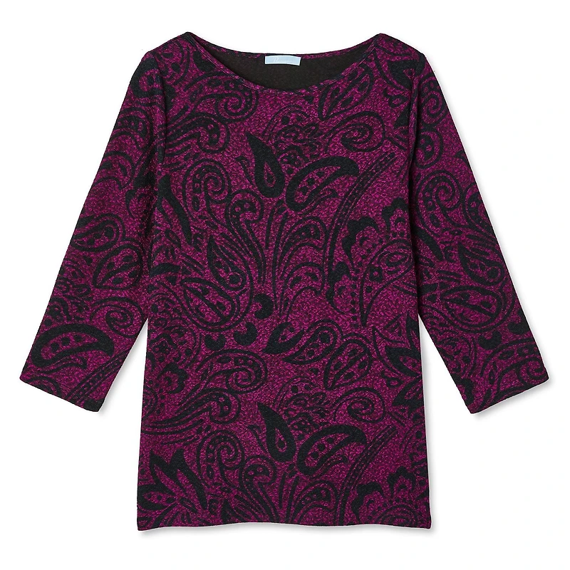 Haut à encolure bateau Penmans Plus pour femmes