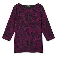 Haut à encolure bateau Penmans Plus pour femmes