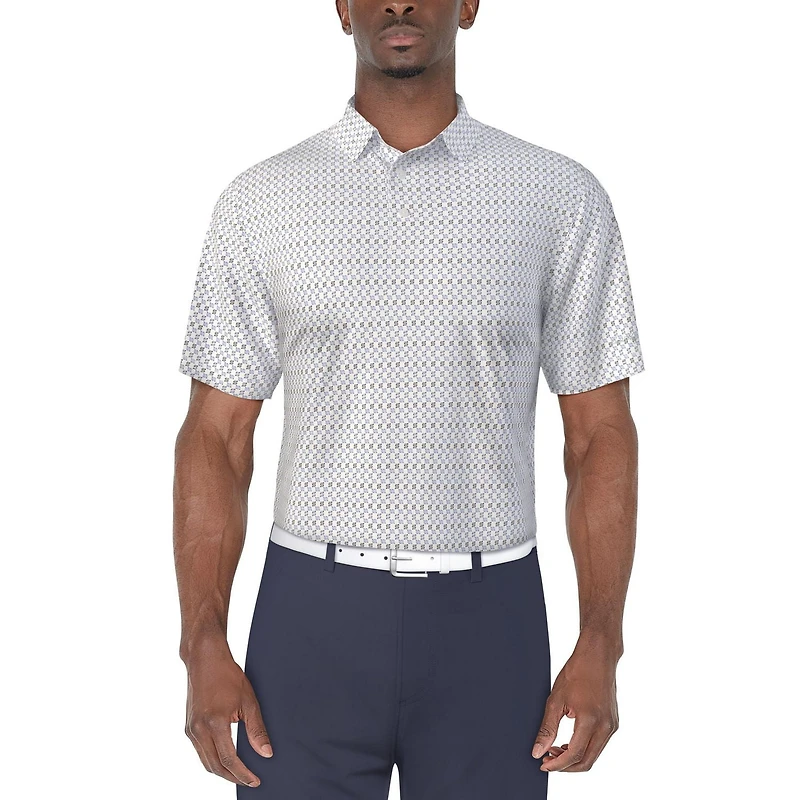 Ben Hogan Polo de golf à manches courtes à imprimé golf rétro pour hommes Polo de Golf Ben Hogan Pour Homme