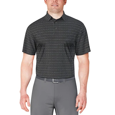 Ben Hogan Men's Golf Print Short Sleeve Polo, Polo