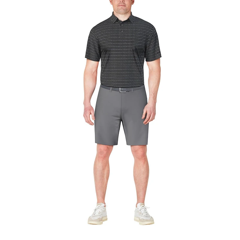 Ben Hogan Men's Golf Print Short Sleeve Polo, Polo