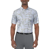 Ben Hogan Men’s Linear Camo Print Short Sleeve Golf Polo