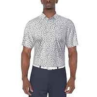 Ben Hogan Polo de golf à manches courtes à imprimé floral printanier pour hommes