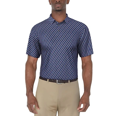 Ben Hogan Polo de golf à manches courtes et imprimé Toucan pour hommes