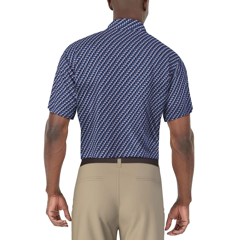 Ben Hogan Polo de golf à manches courtes et imprimé Toucan pour hommes