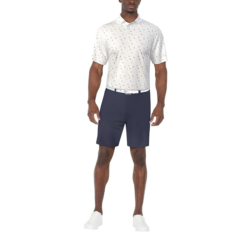 Ben Hogan Polo de golf à manches courtes imprimé chariot de golf pour hommes