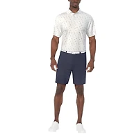 Ben Hogan Polo de golf à manches courtes imprimé chariot de golf pour hommes